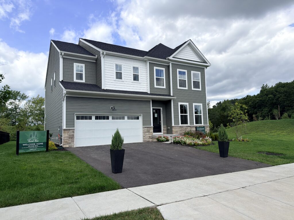 gray and white single home exterior image